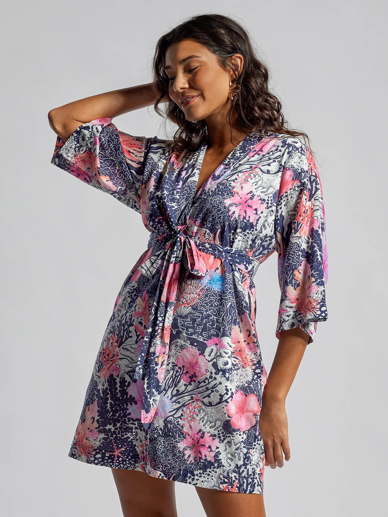 Coral Bloom Allegra Dress - Image 2