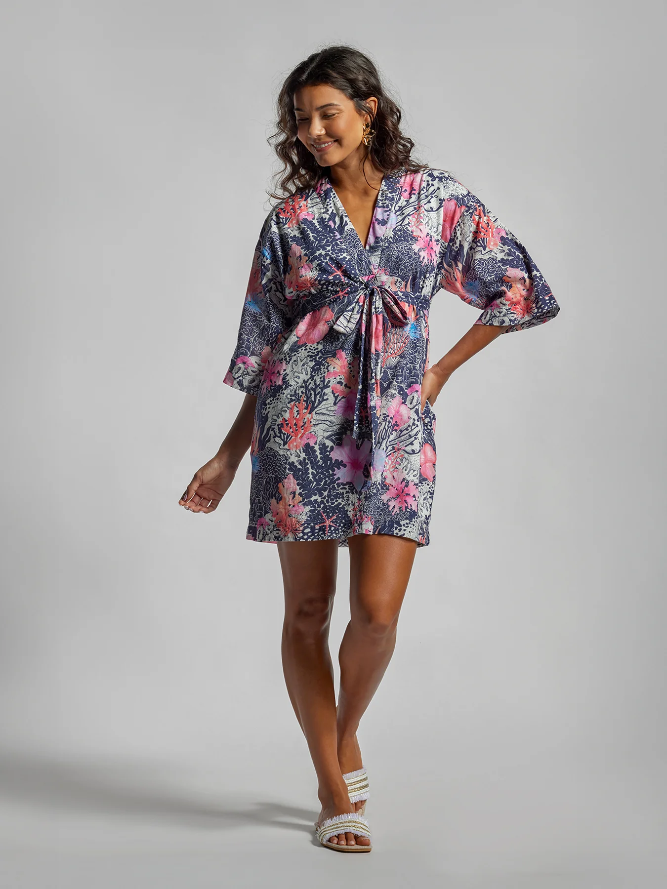 Coral Bloom Allegra Dress - Image 3