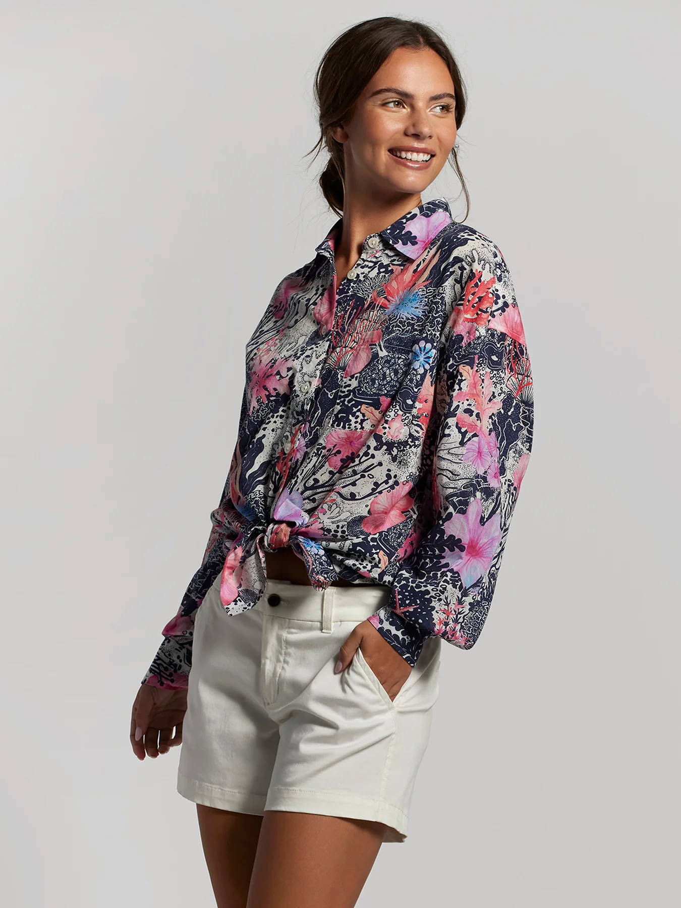 Coral Bloom Leslie Top - Image 2