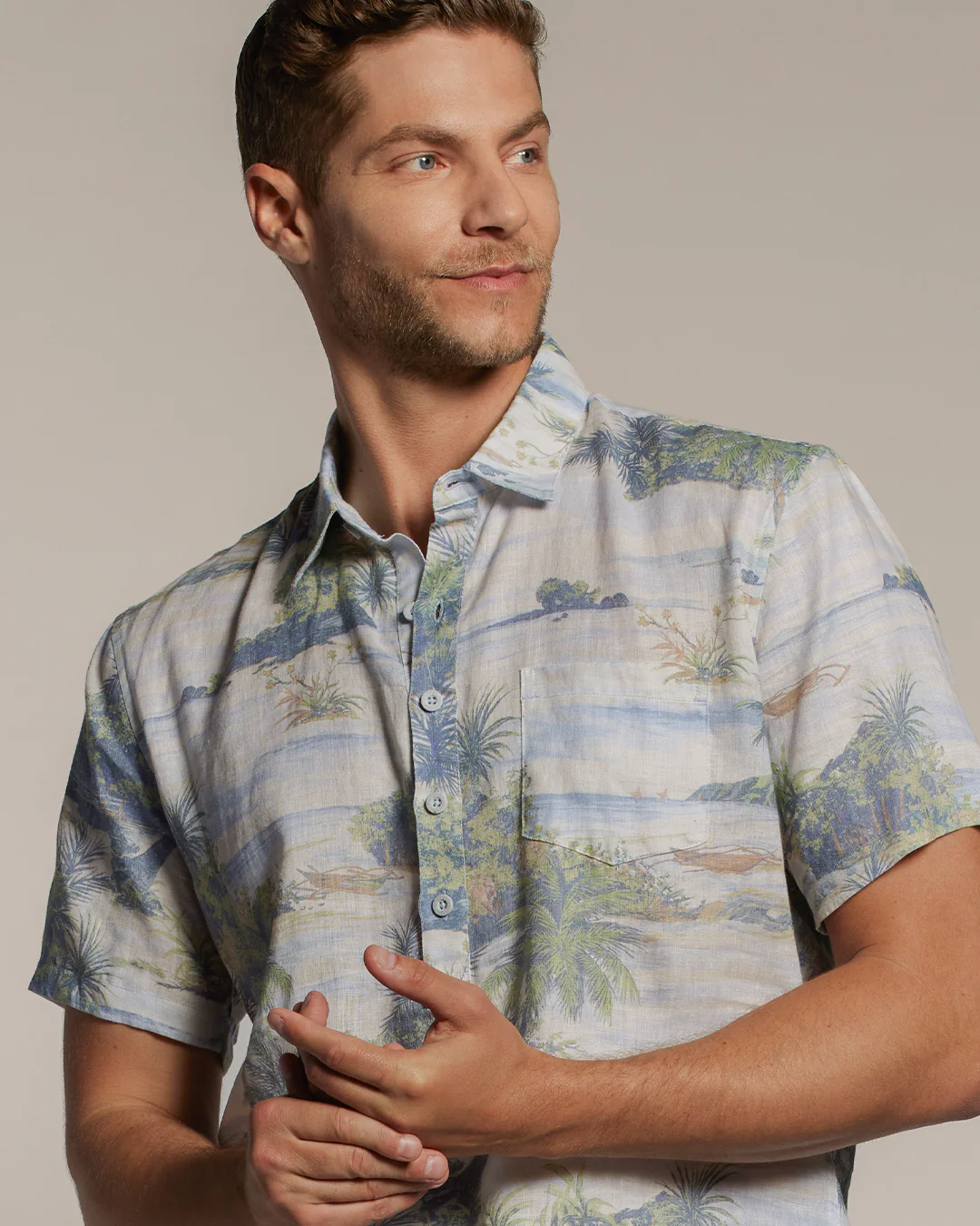 Tranquil Shore Half-Placket - Image 5